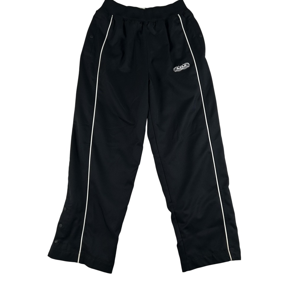 Nike Dri-FIT Pants Youth Large Black Snap Button Athletic LeBron James‎ Track